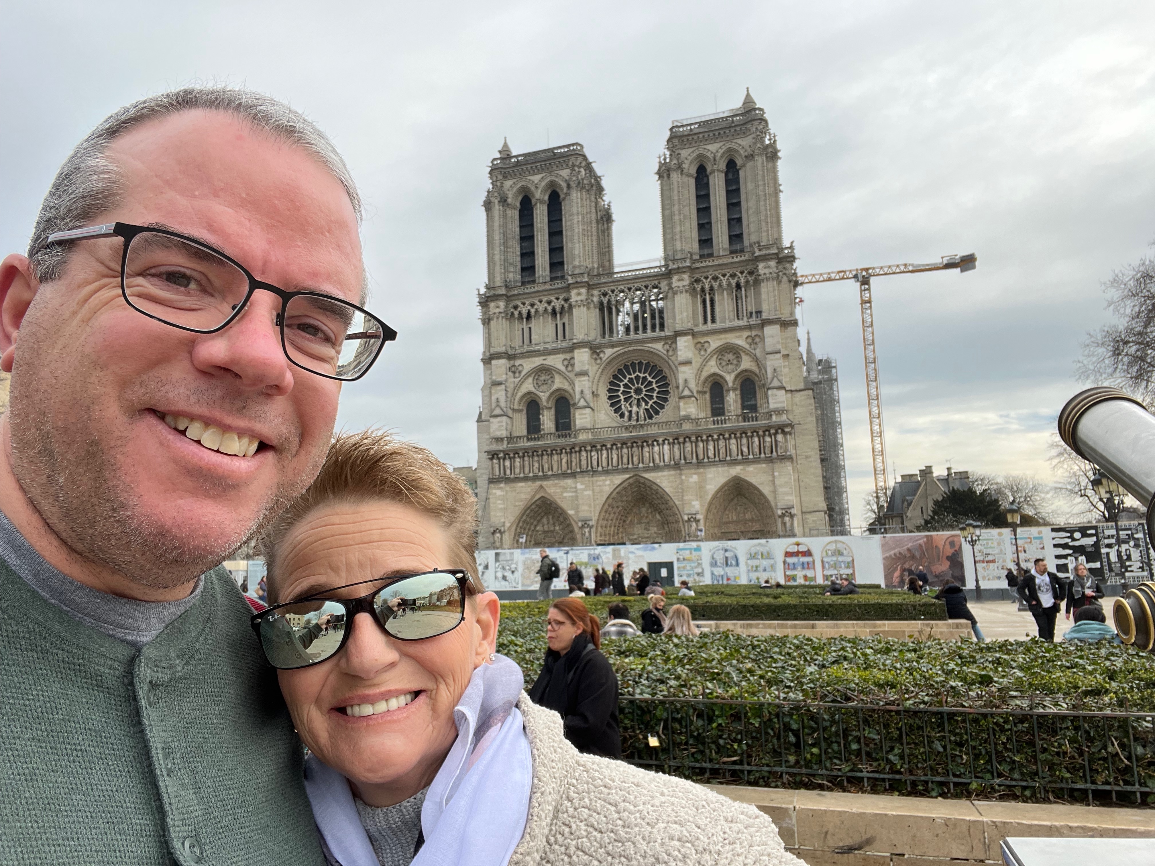 Tara and Chuck at Notre Dame.
